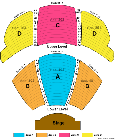 ShowtimeVegas.com - Seating Chart - MGM Grand - Cirque du Soleil - Ka